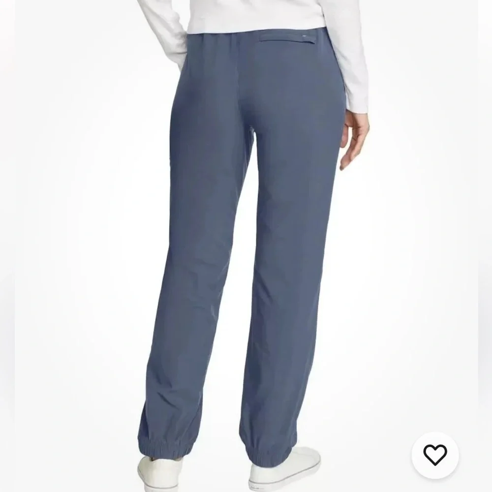 NWT‎ Eddie Bauer Womens Fleece Lined Pants blue winter fall hiking stormrepel